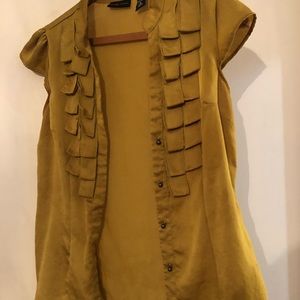 Gold colored blouse